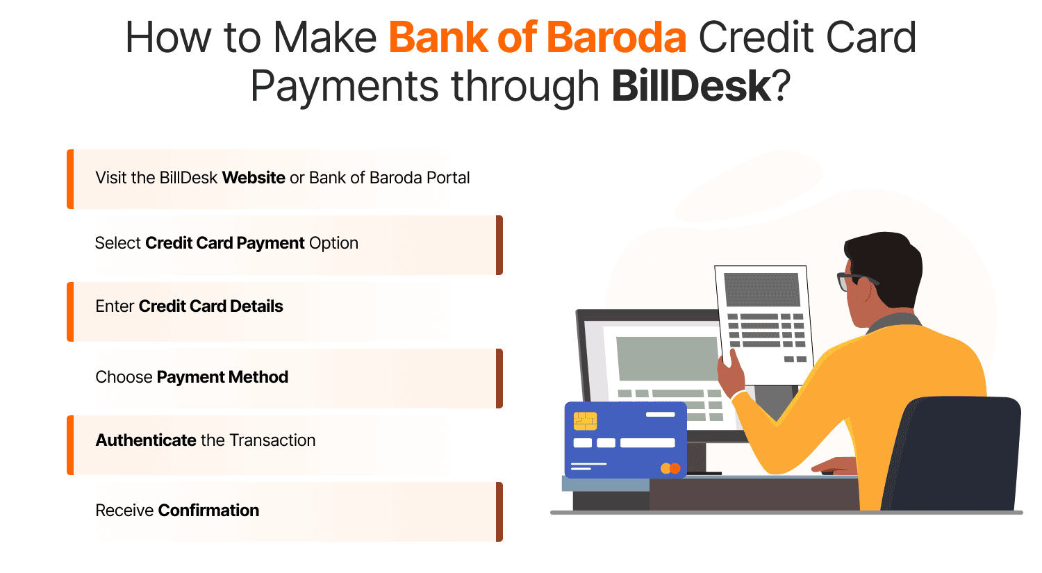 How to Make Bank of Baroda Credit Card Payments through BillDesk